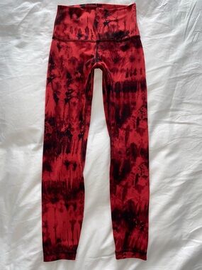 Lululemon Align High-Rise Legging Size 4 Game Day Red Black